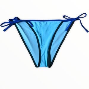 NEW Aerie Aqua Cheeky Side Tie  Bikini Bottom